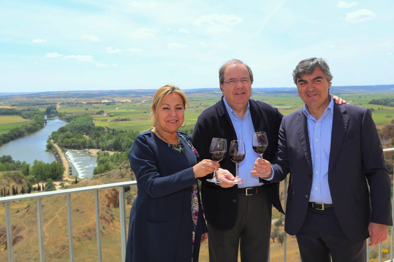 El candidato del PP a la Presidencia de la Junta, Juan Vicente Herrera, visita Zamora