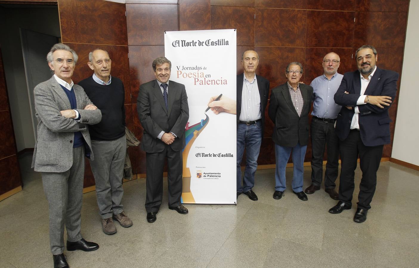 El poeta Luis Alberto de Cuenca en las V Jornadas de Poesía en Palencia