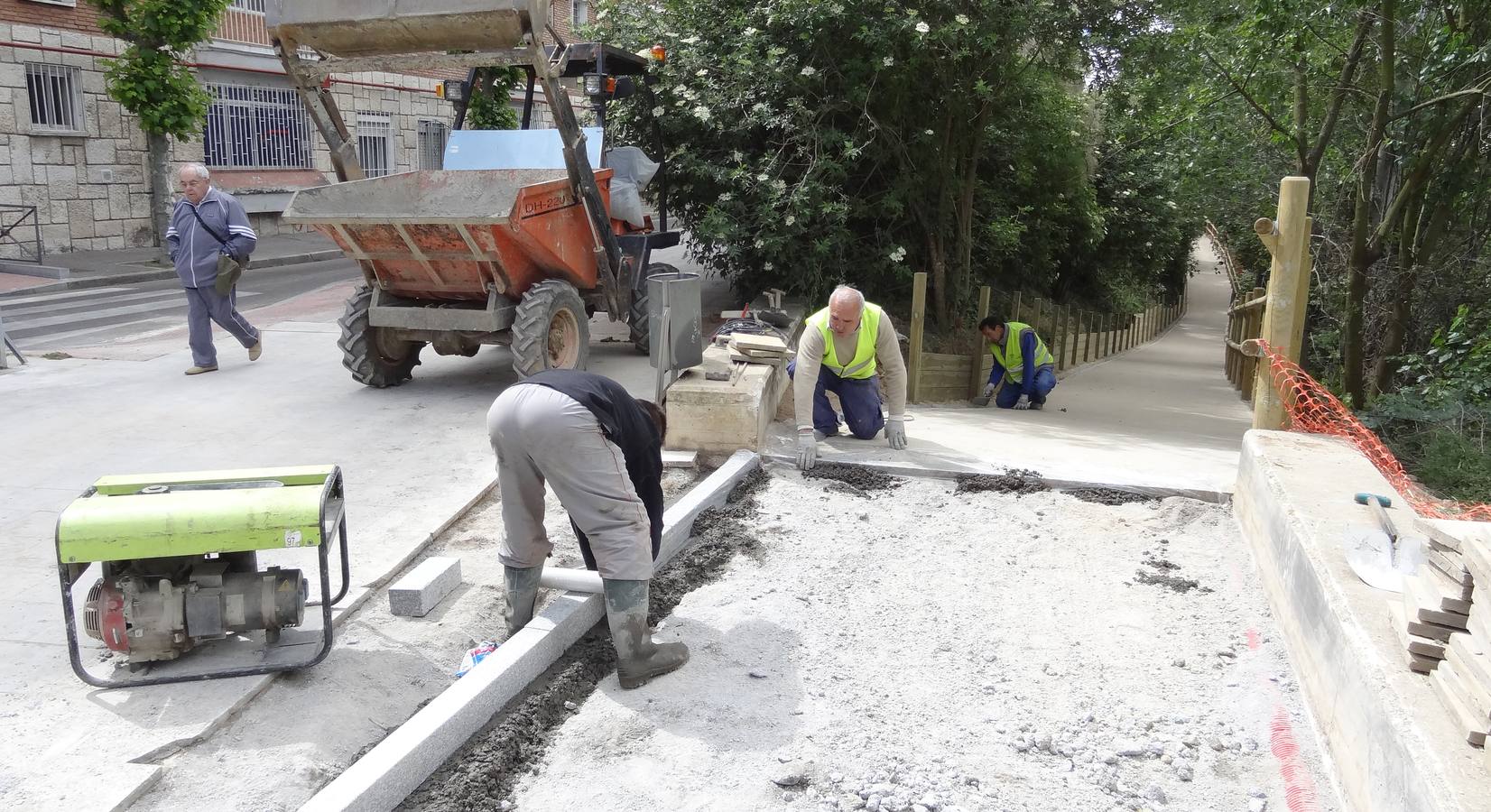 Nueva senda por la ribera del Pisuerga al borde del Cuatro de Marzo