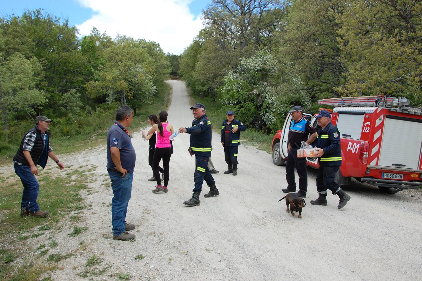 Vecinos de Guardo (Palencia) participan en la búsqueda del vecino desaparecido