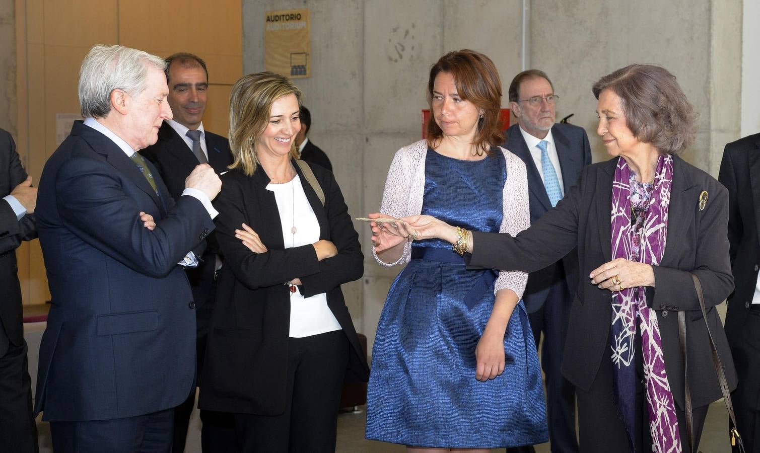 La reina Sofía visita el Parque Arqueológico de Atapuerca