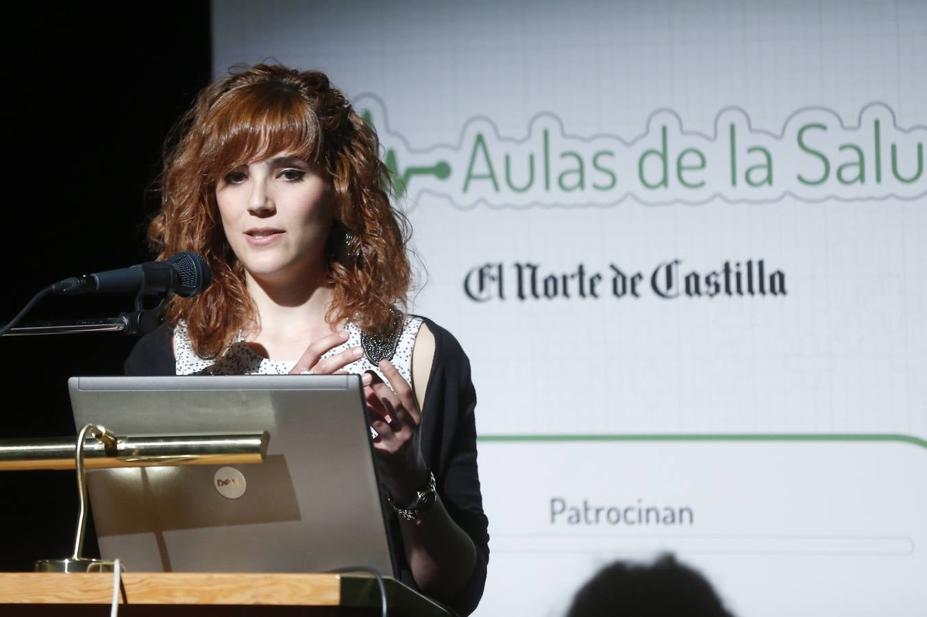 La dietista Marta Cendón en las Aulas de la Salud de El Norte de Castilla