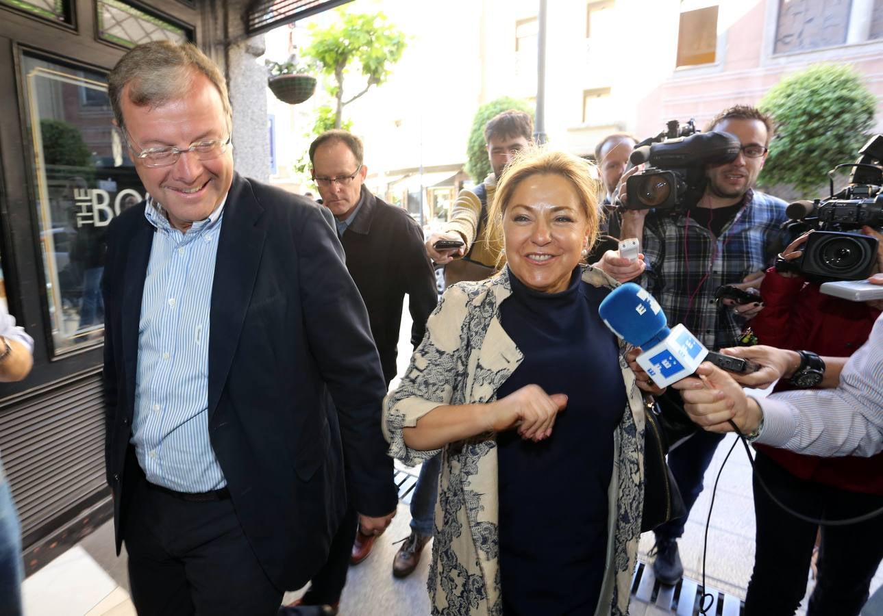 Juan Vicente Herrera se reúne con los presidentes provinciales del PP