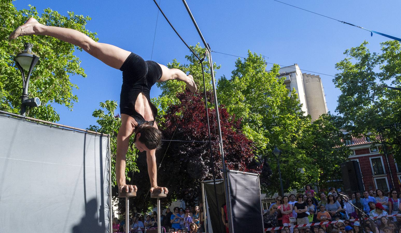 Jornada del sábado en el Festival de Teatro de Calle de Valladolid