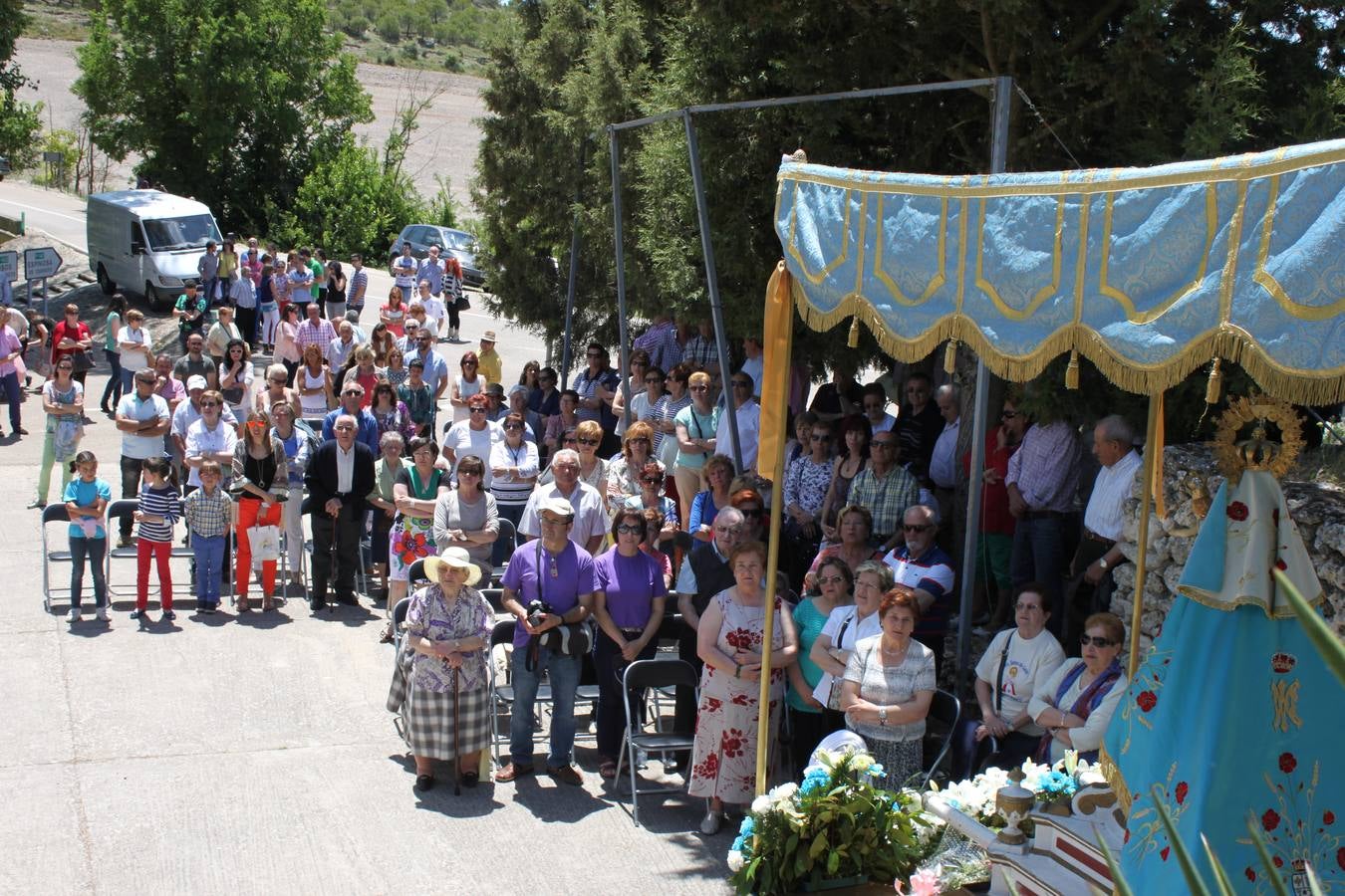 Los vecinos de Antigüedad (Palencia) festejan a la Virgen de Garón