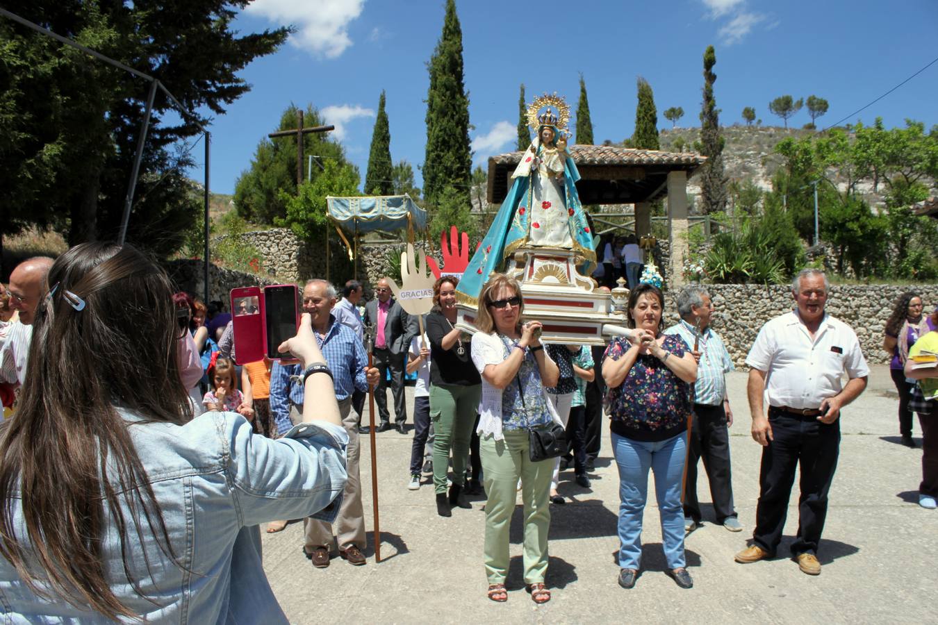 Los vecinos de Antigüedad (Palencia) festejan a la Virgen de Garón