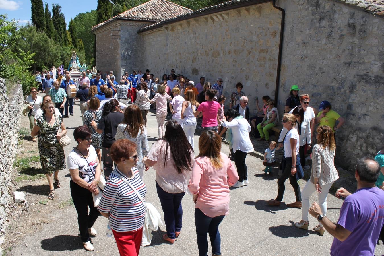 Los vecinos de Antigüedad (Palencia) festejan a la Virgen de Garón