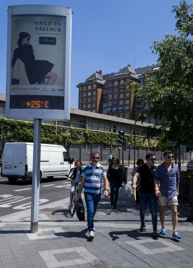 El calor se instala en Valladolid