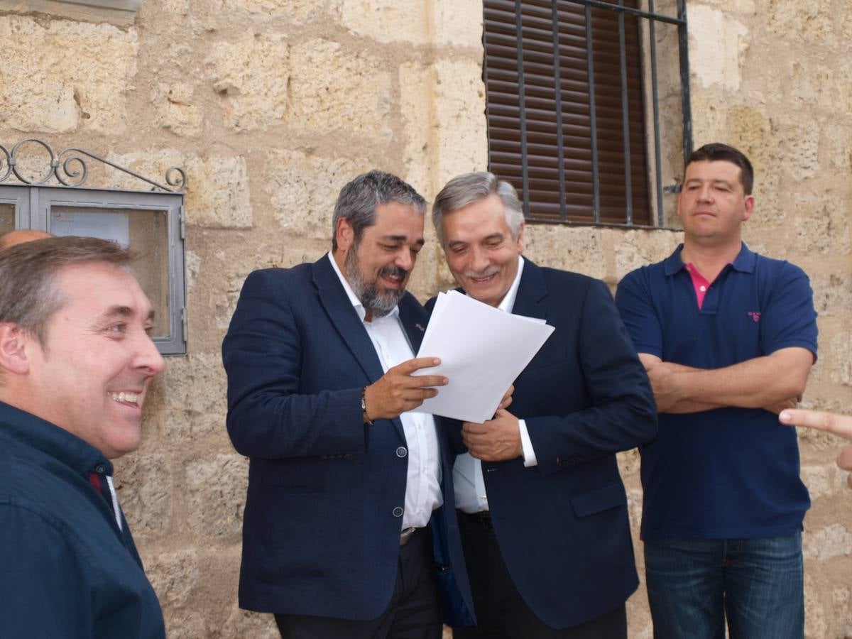 Carlos Aganzo, pregonero de las fiestas de Villalba de los Alcores (Valladolid)