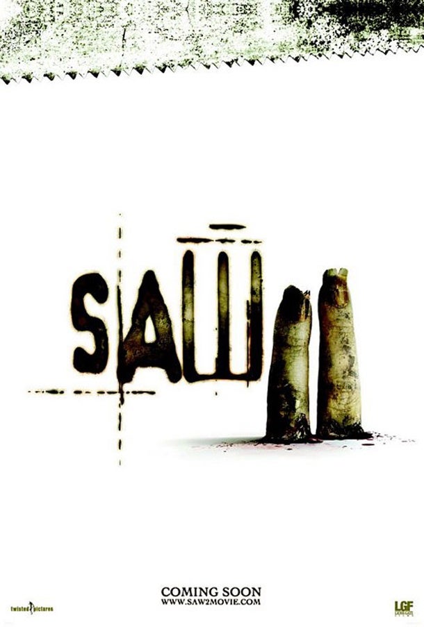 Saw II. La disposición de los dedos cortados corresponde a la 'peineta' española.