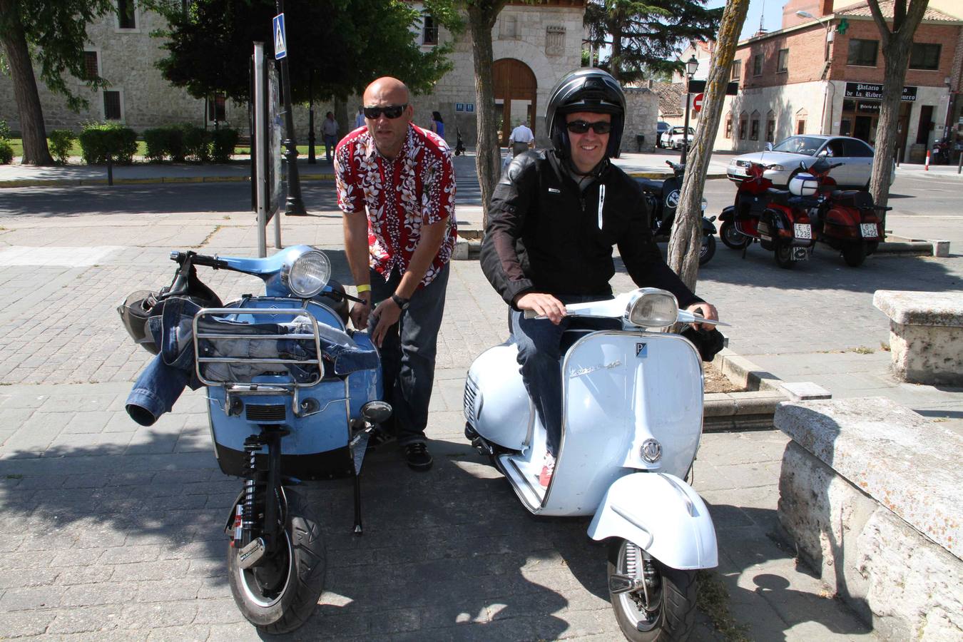 Concentración de motos &#039;Scooter run&#039; en Peñafiel (Valladolid)