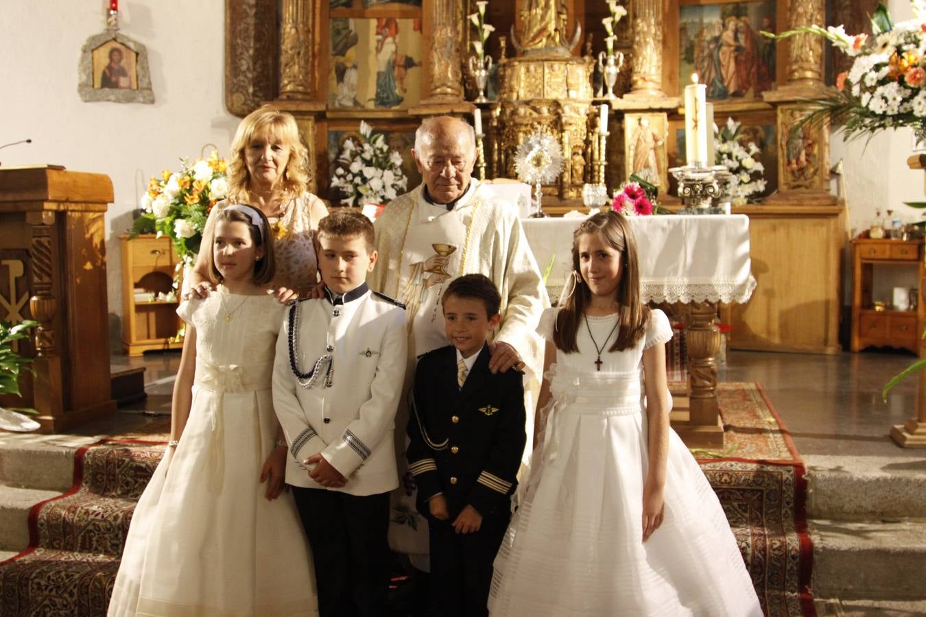 Nerea, Laura, Miguel Ángel y Aitor, de Linares.