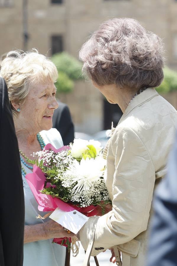 La reina Doña Sofía inaugura en Salamanca el III Simposio Internacional de Alzheimer (1/2)