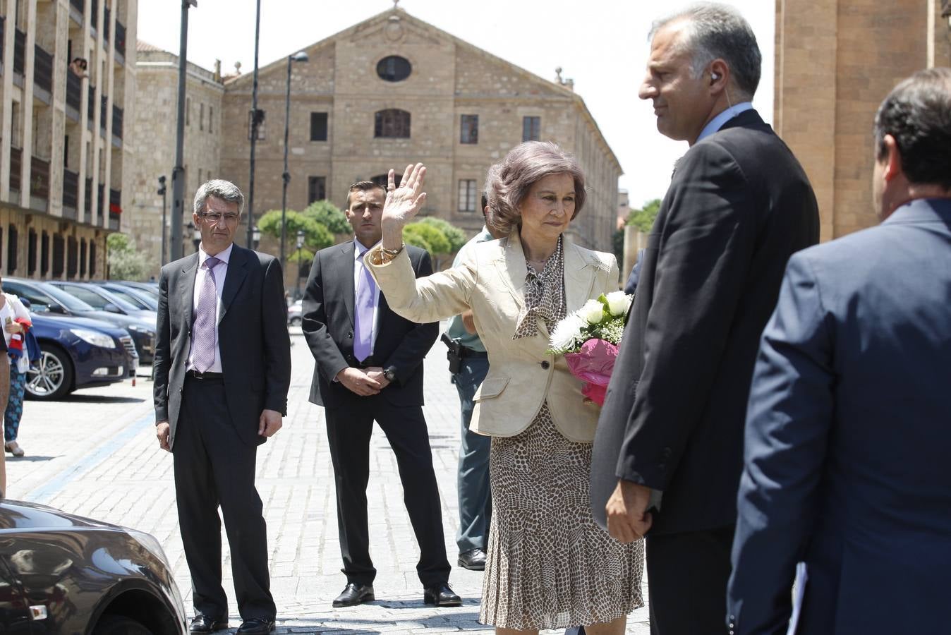 La reina Doña Sofía inaugura en Salamanca el III Simposio Internacional de Alzheimer (1/2)