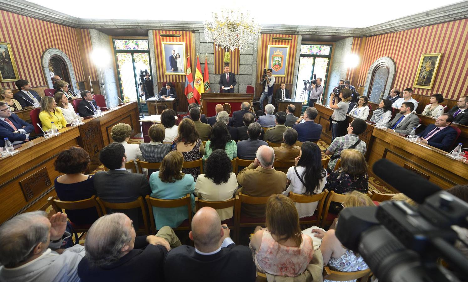 Toma de posesión de Javier Lacalle como alcalde de Burgos