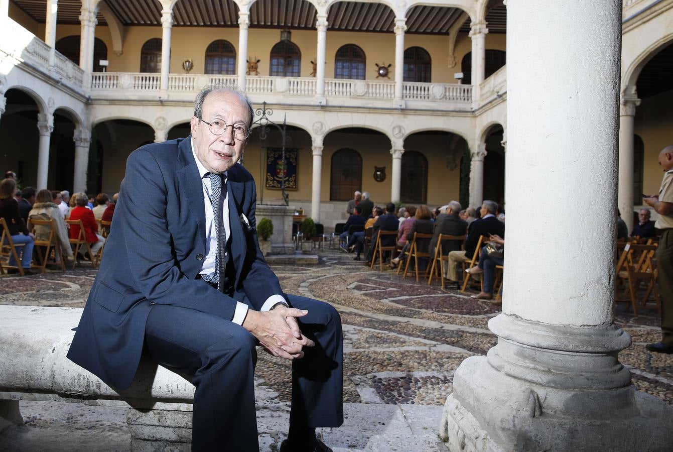 Francisco Rico, en el Aula de Cultura de El Norte de Castilla