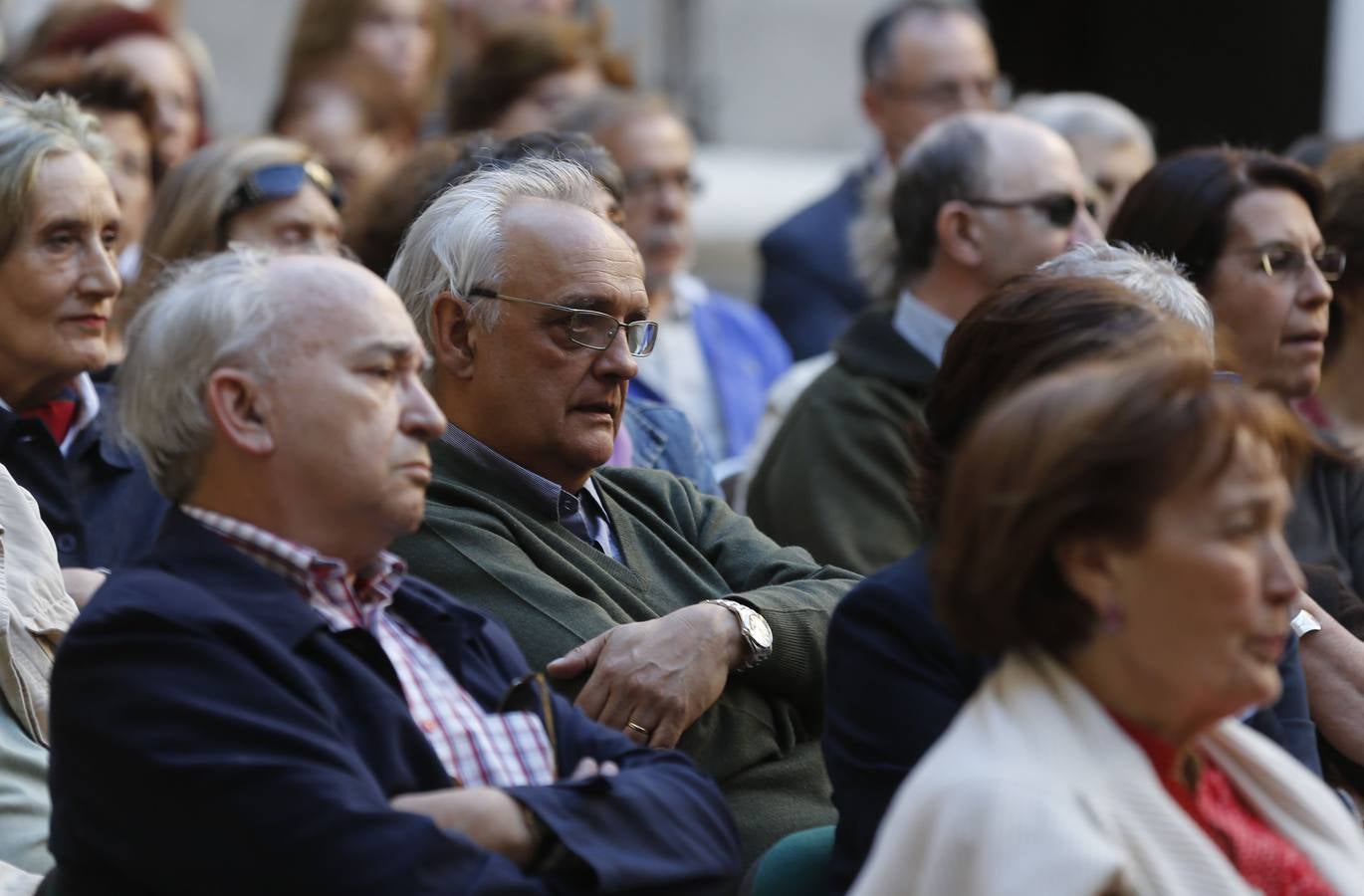 Francisco Rico, en el Aula de Cultura de El Norte de Castilla
