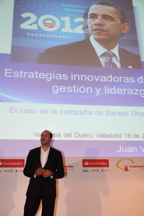 La ministra de Fomento inaugura el II Congreso Regional de la Empresa Familiar en Valbuena de Duero (Valladolid)