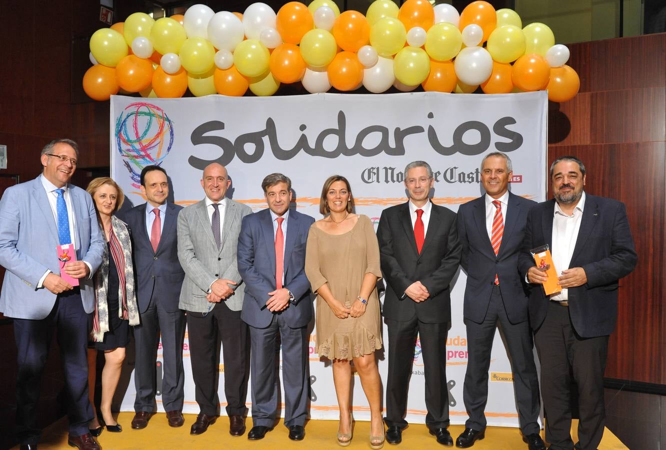 Invitados de los IV Premios Solidarios Kutxabank de El Norte de Castilla