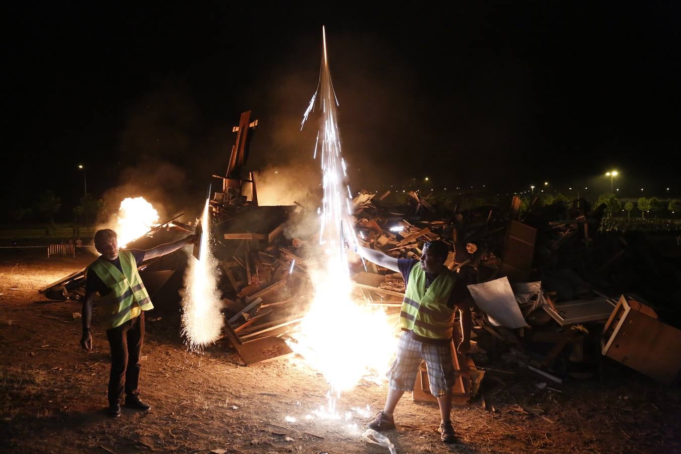 Celebración de la noche de San Juan en Salamanca