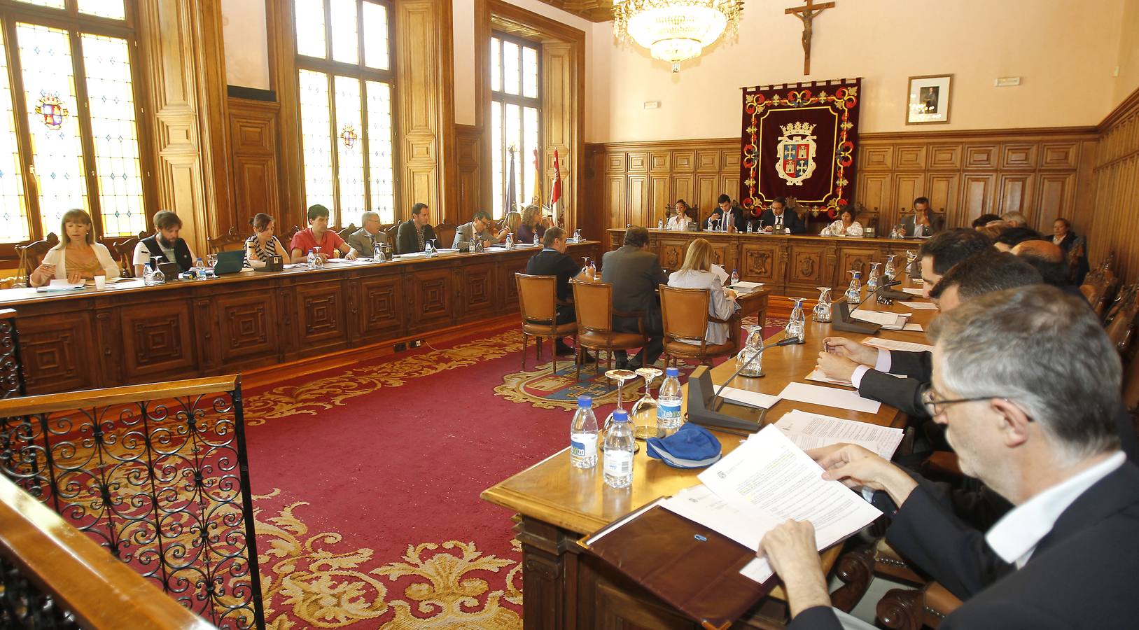 Primer pleno del mandato en el Ayuntamiento de Palencia