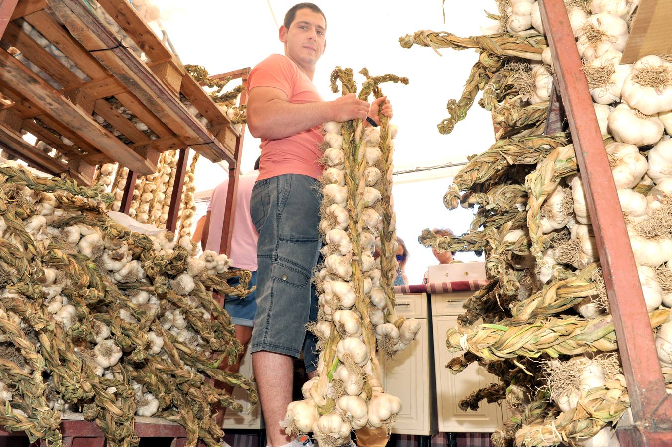 Feria del ajo y de la artesanía en Portillo