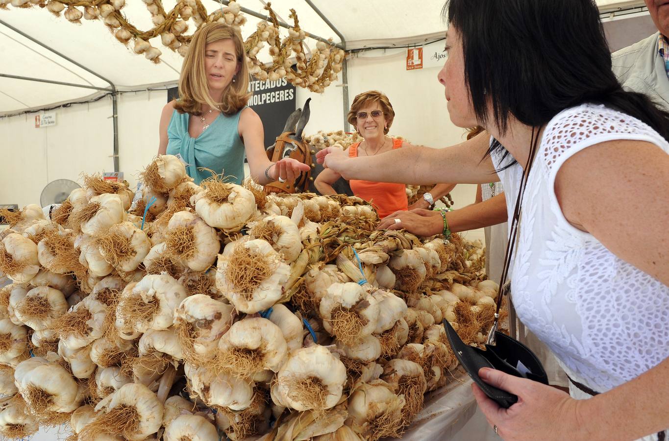 Feria del ajo y de la artesanía en Portillo