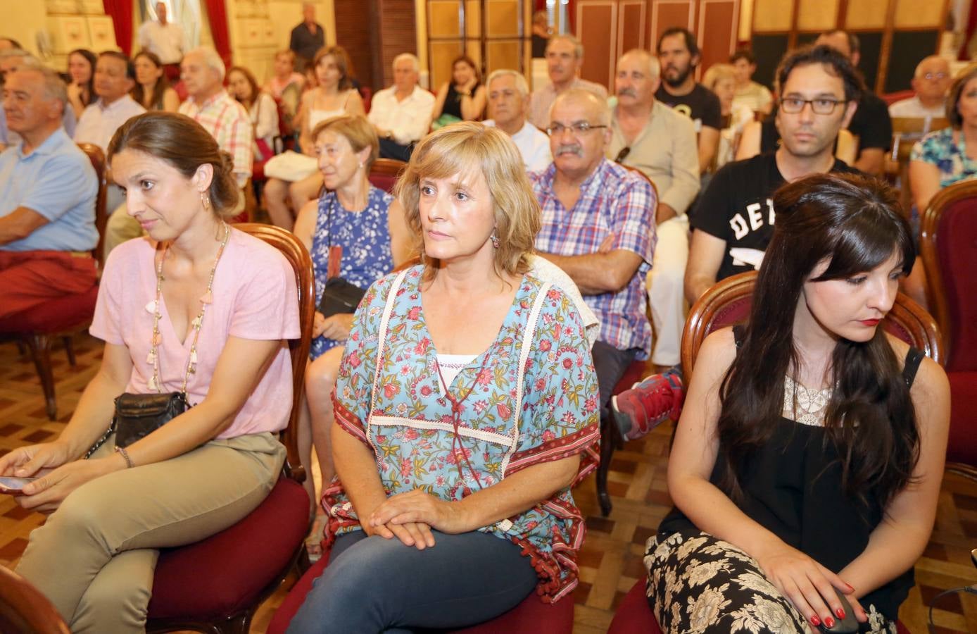 Iban Barrenetxea, en el Aula de Cultura de El Norte de Castilla