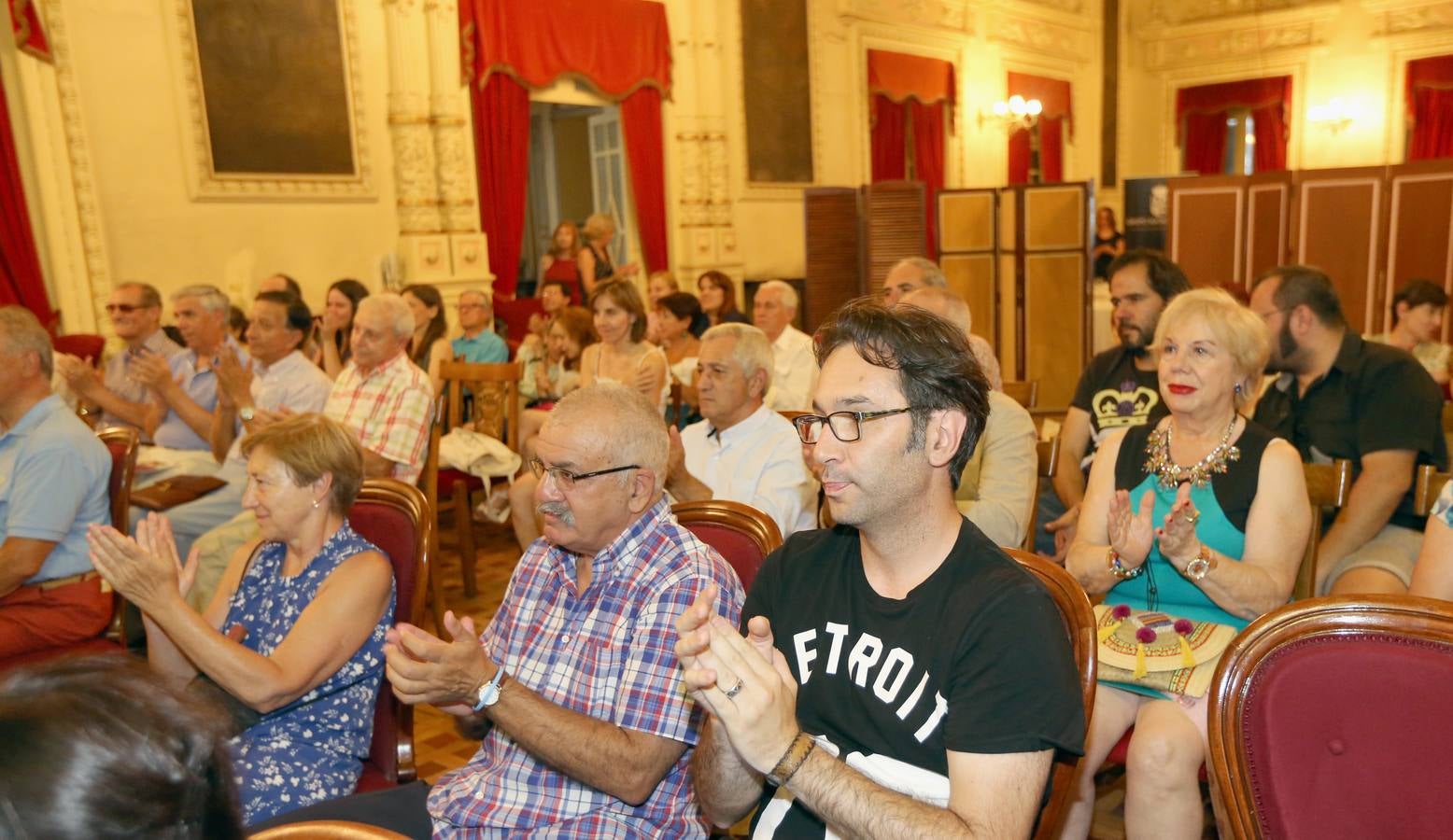 Iban Barrenetxea, en el Aula de Cultura de El Norte de Castilla