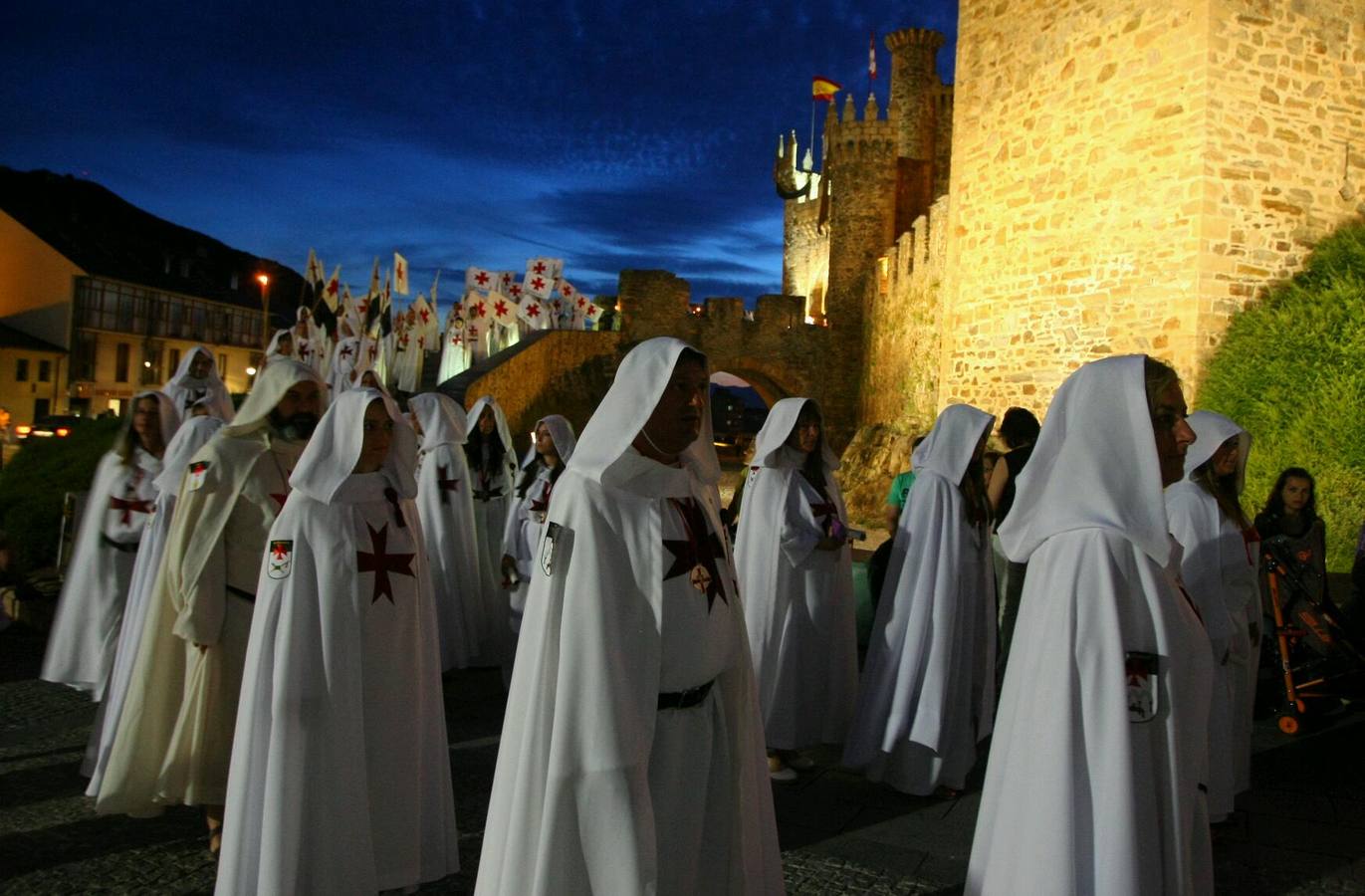 Noche templaria en Ponferrada (León)