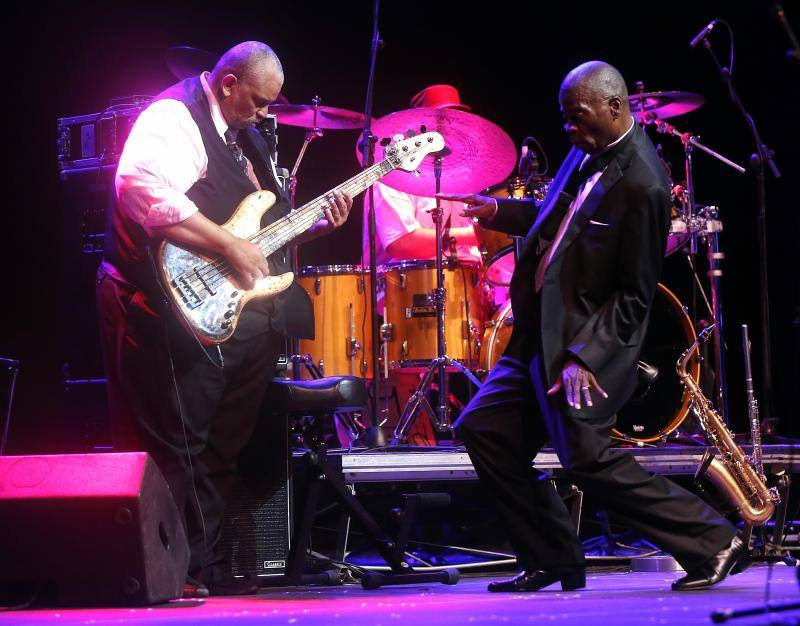 Maceo Parker, durante su actuación en San Benito.