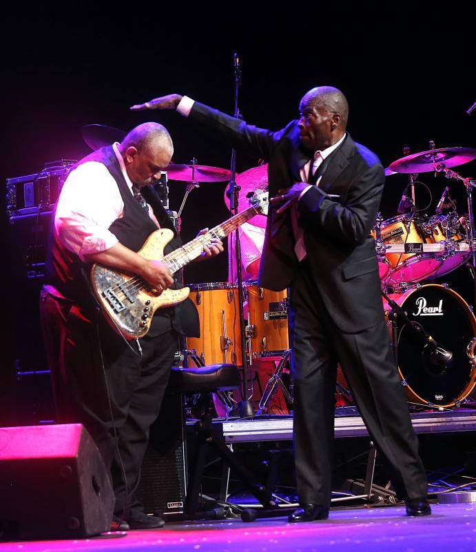 Maceo Parker, durante su actuación en San Benito.