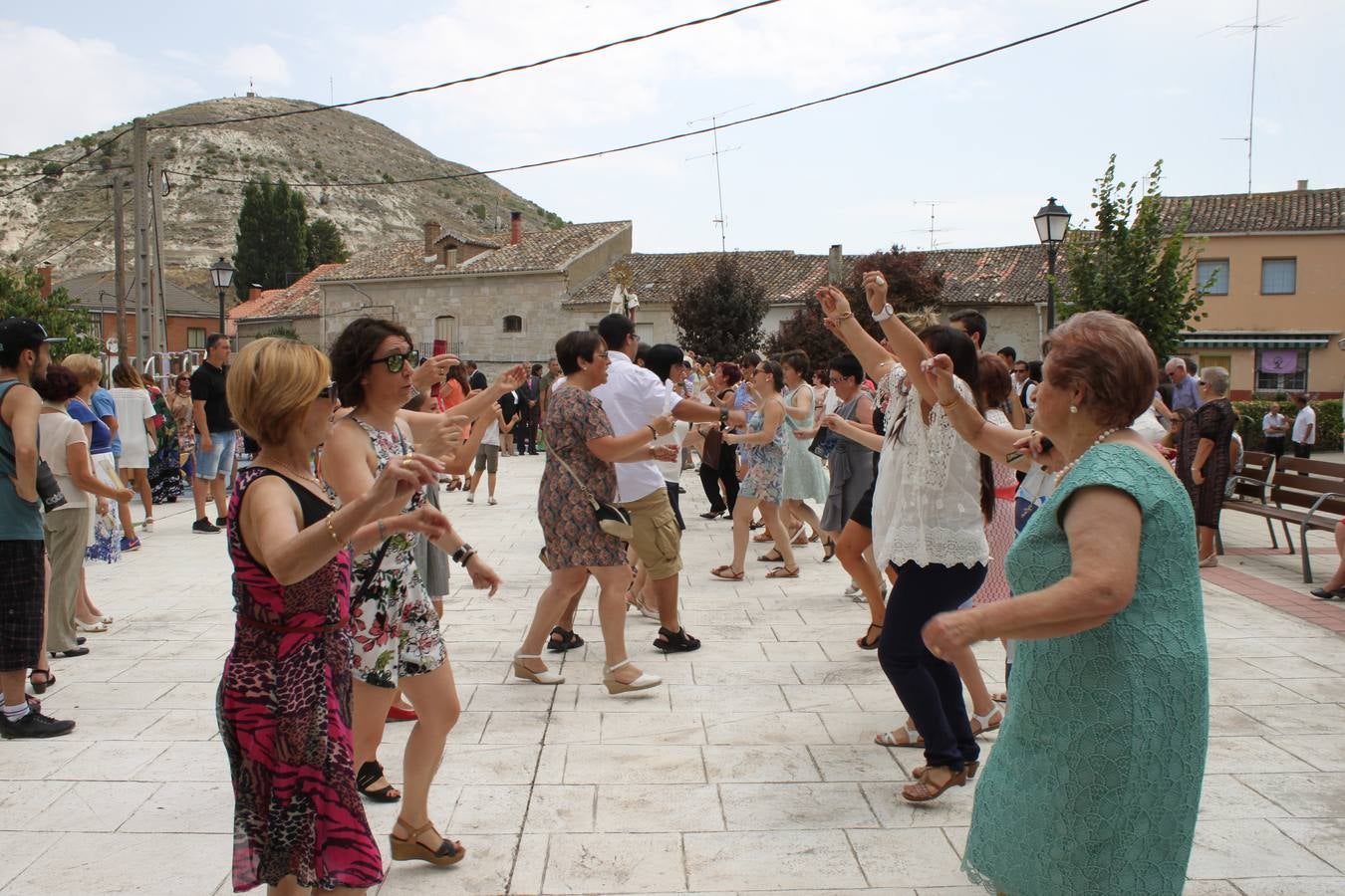 Celebración de la fiesta de la Virgen del Carmen en Cevico Navero