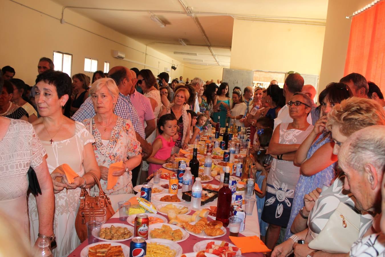 Celebración de la fiesta de la Virgen del Carmen en Cevico Navero