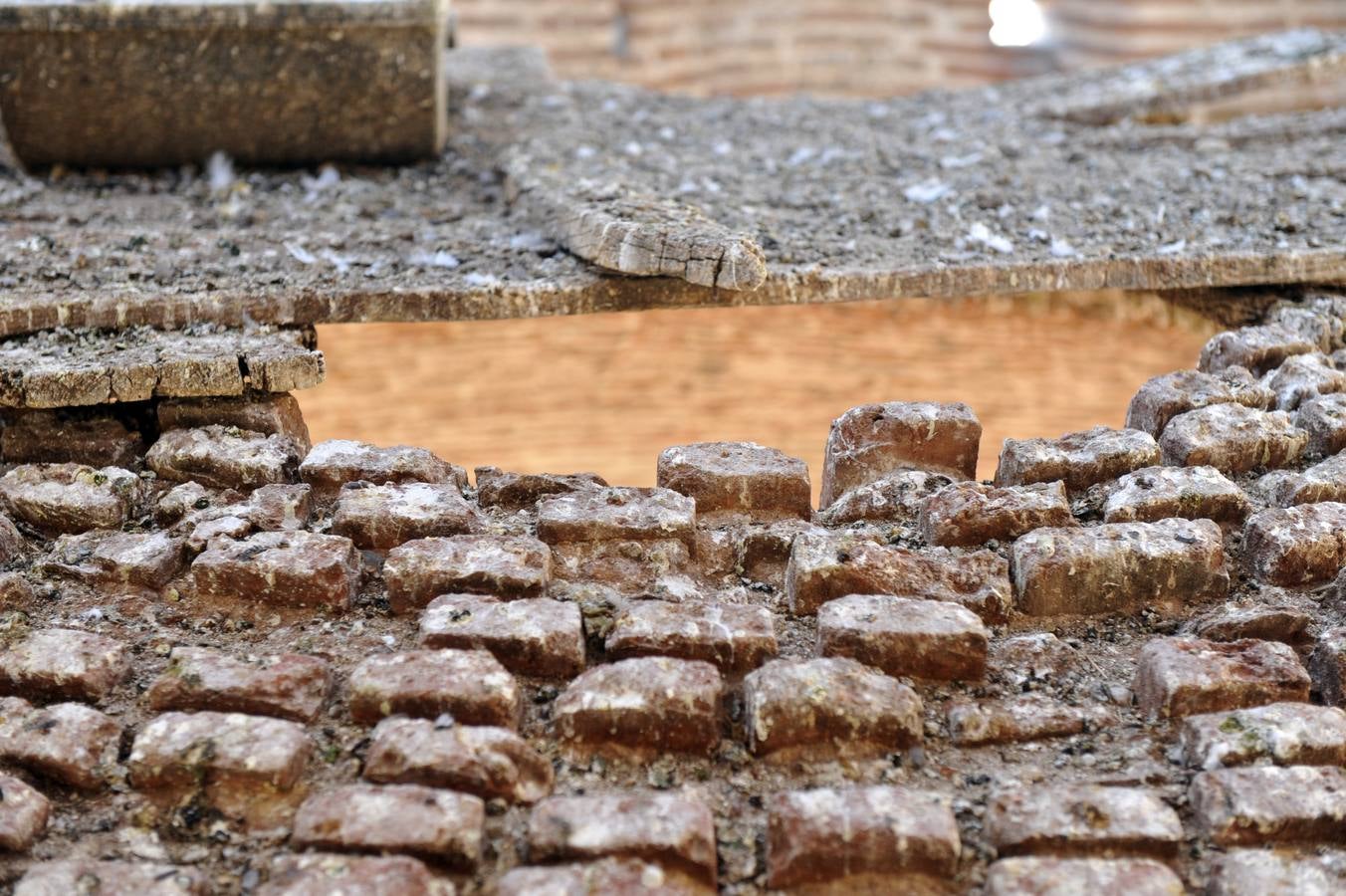 La carcoma se ceba con el artesonado y la torre de la iglesia de Alaejos