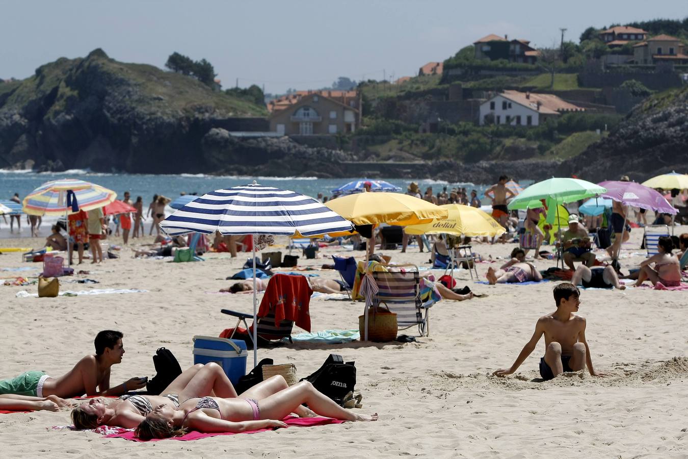 Playa de Comillas (Cantabria).