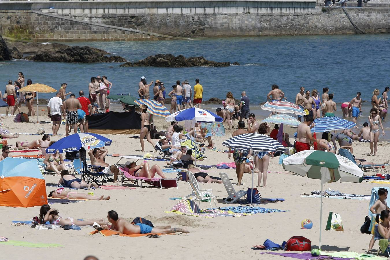 Playa de Comillas (Cantabria).