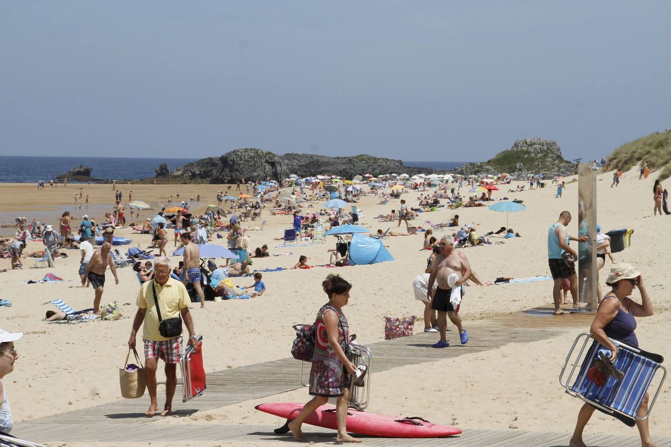 Playa de Ris en Noja (Cantabria).