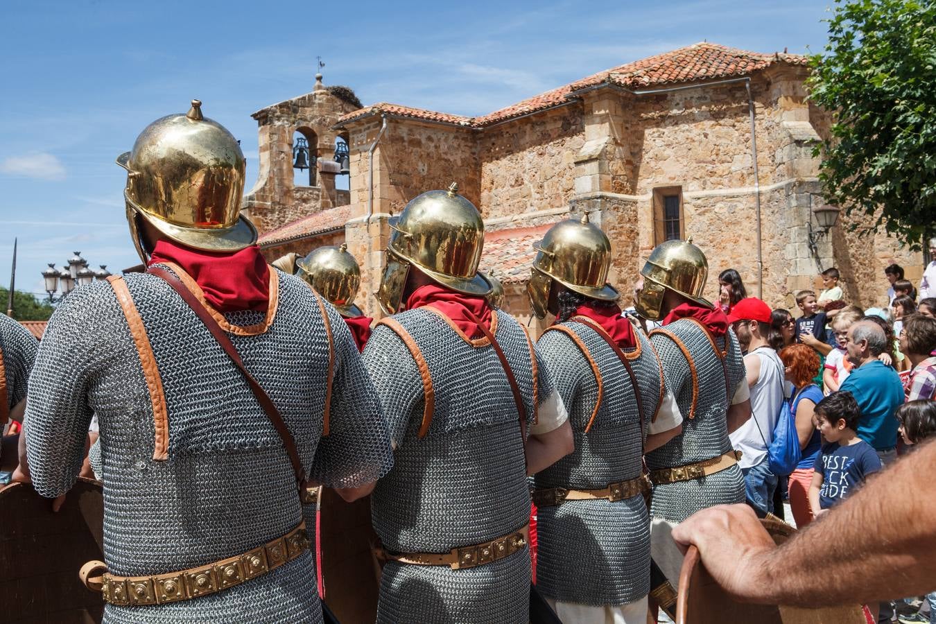 Representación del cerco de Escipión a Numancia.