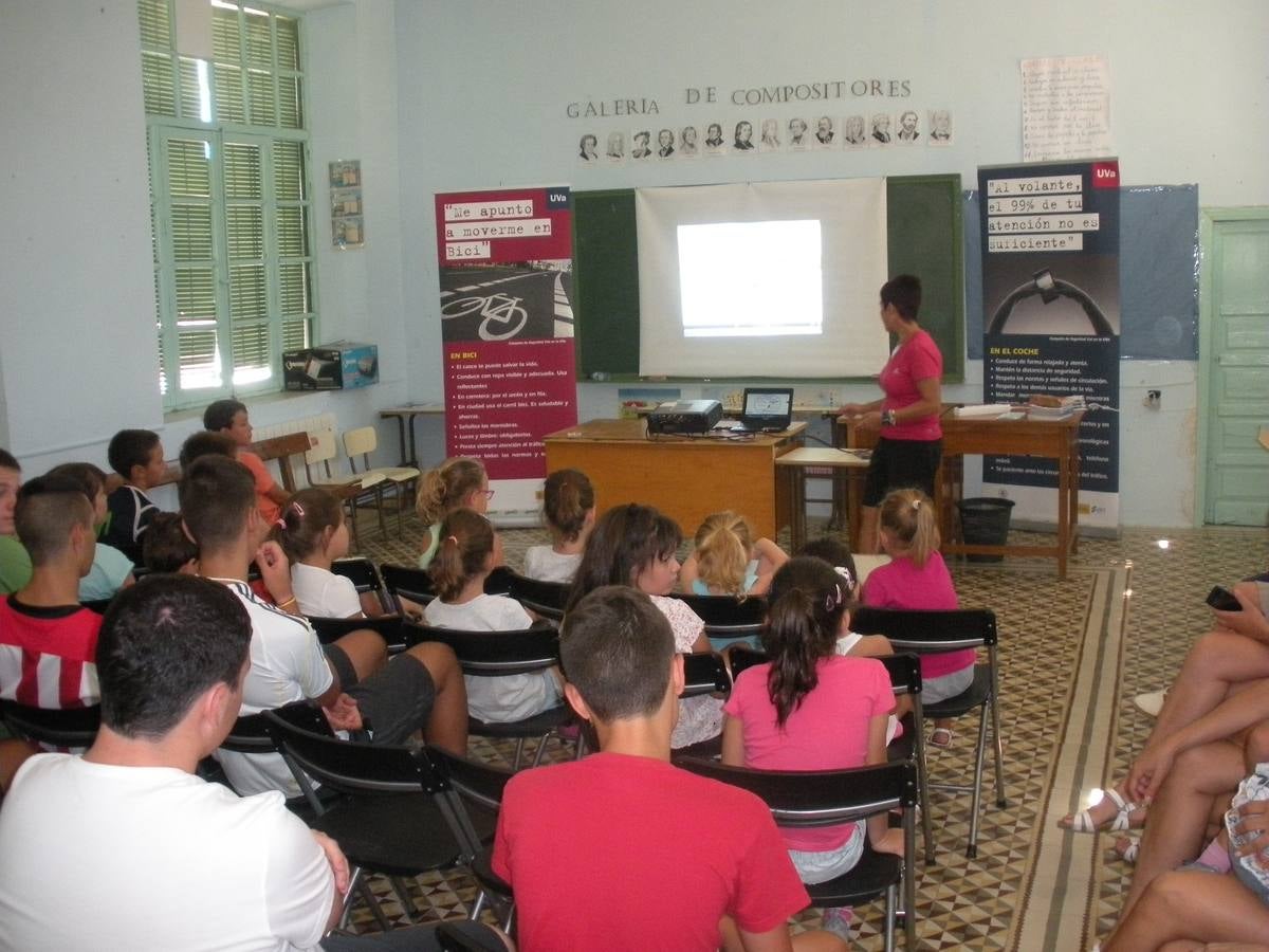 Jornada de educación vial en Castrodeza (Valladolid)