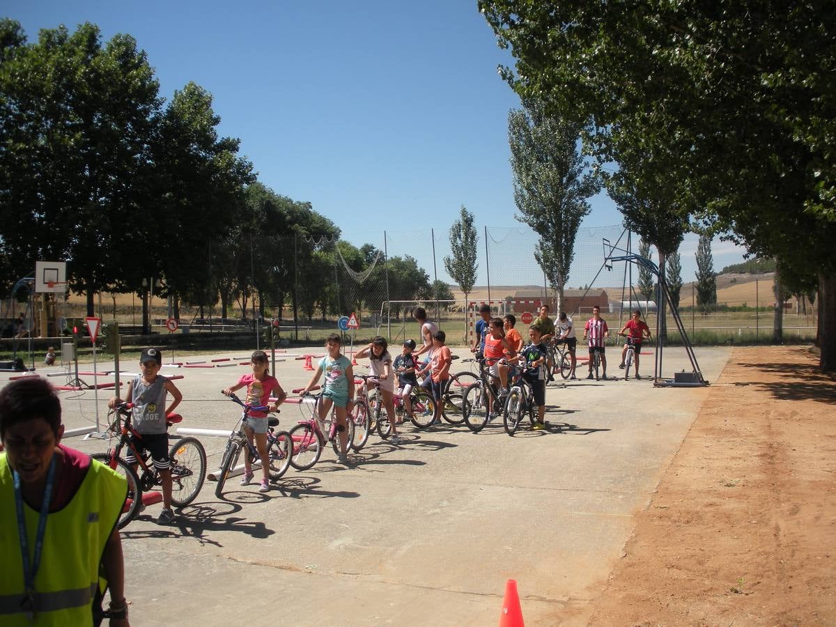 Jornada de educación vial en Castrodeza (Valladolid)