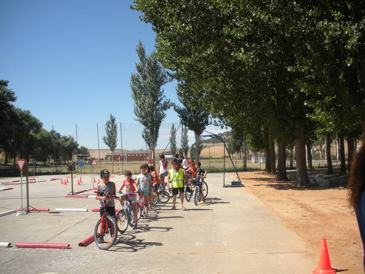 Jornada de educación vial en Castrodeza (Valladolid)
