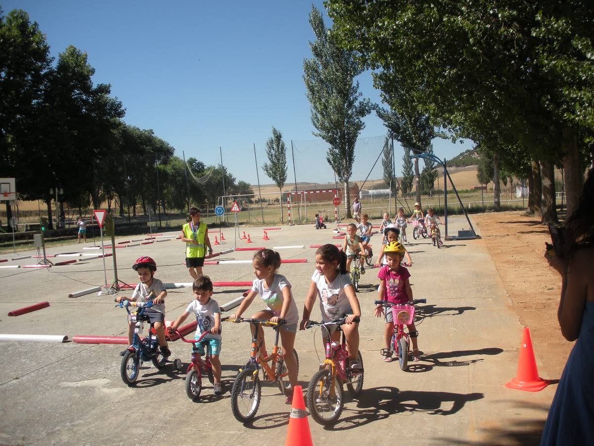 Jornada de educación vial en Castrodeza (Valladolid)