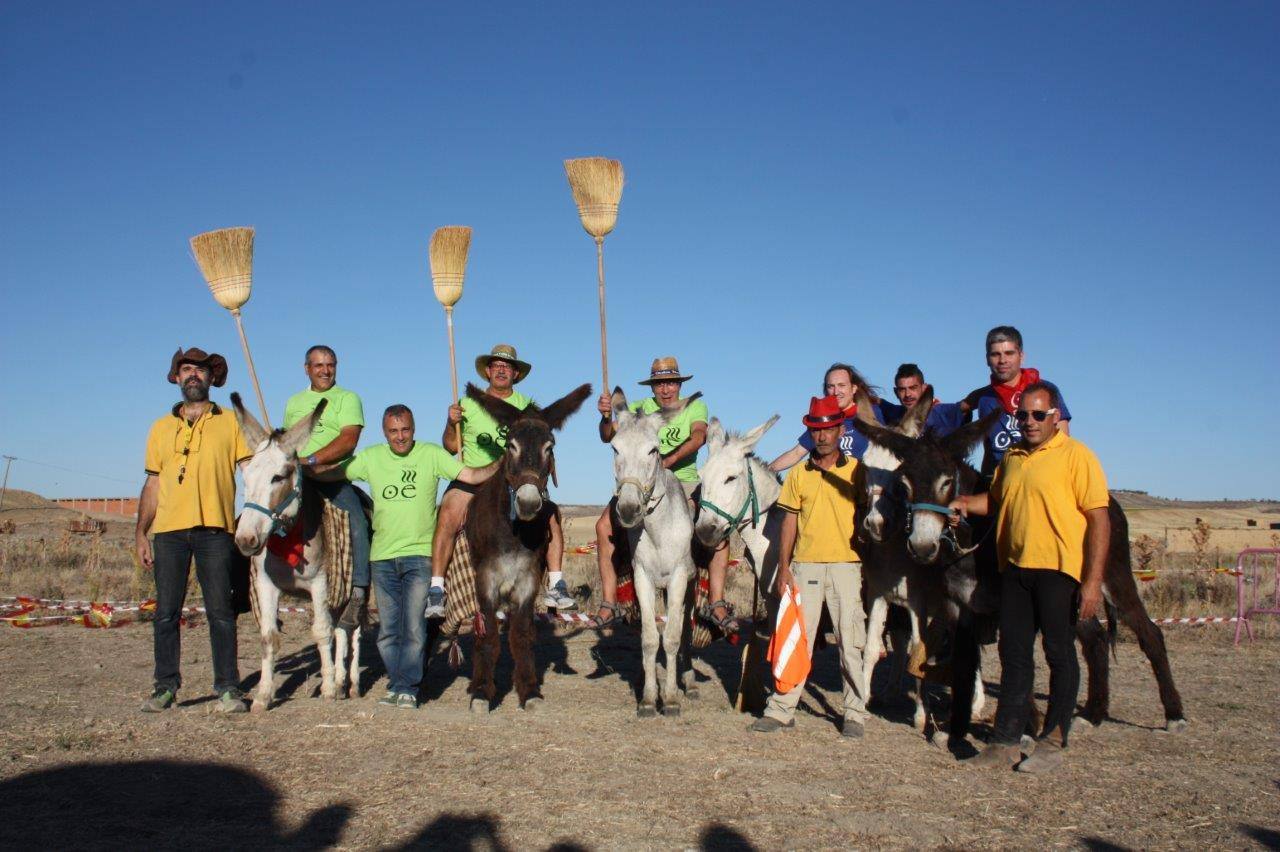 Burro-polo en Benafarces (Valladolid)