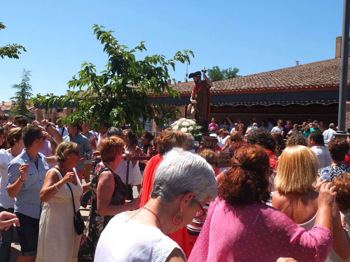 Viana de Cega. Procesión del patrón San Roque.