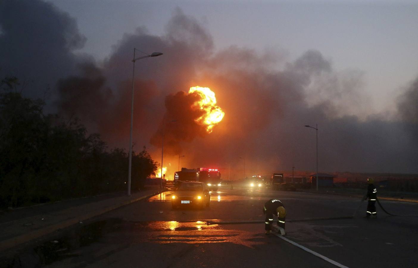 Brutales explosiones en Tianjin