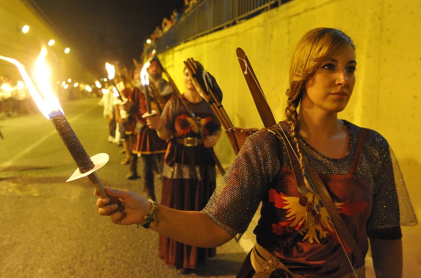 Desfile de los Imperiales y los Comuneros en Medina