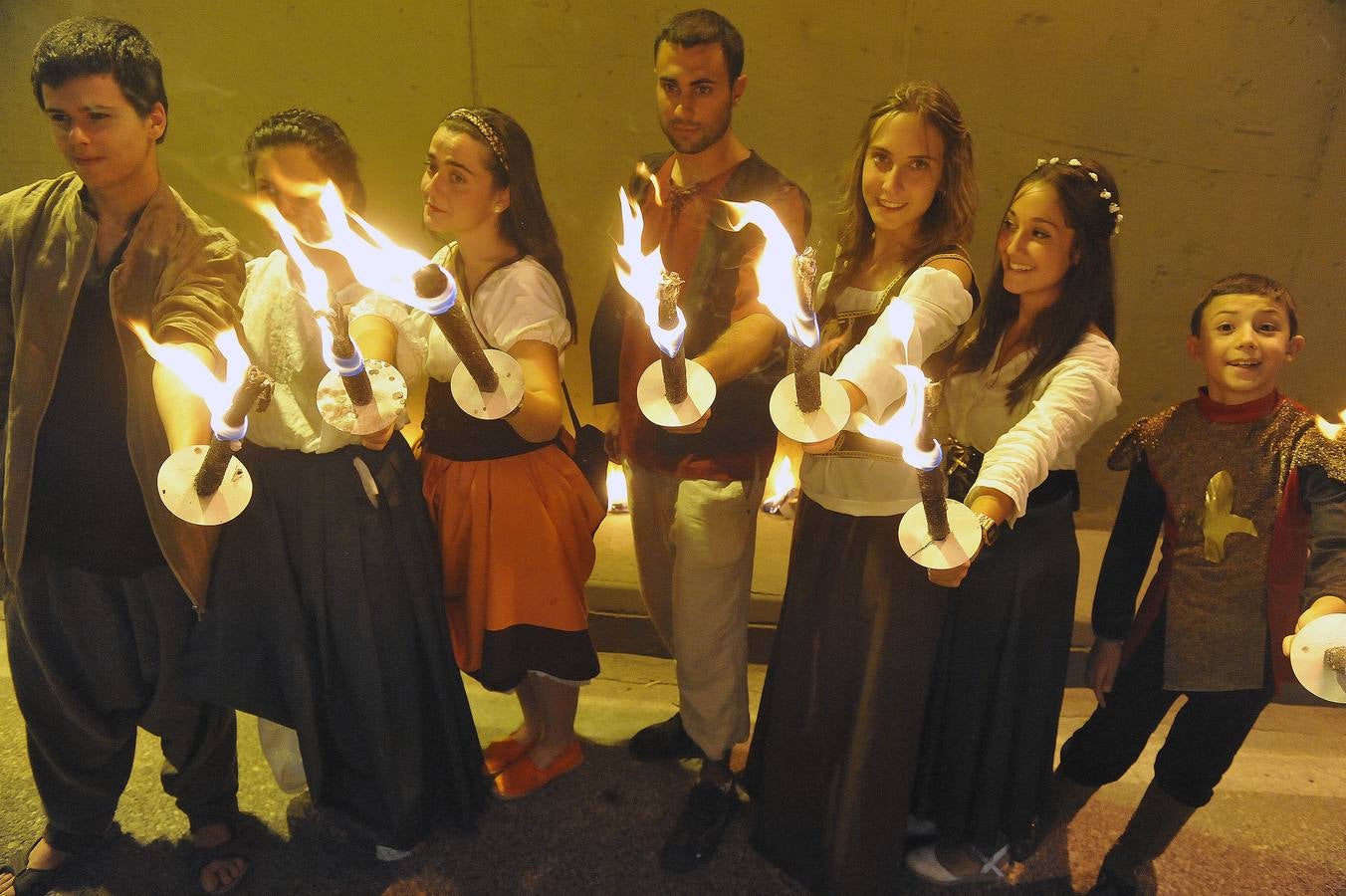 Desfile de los Imperiales y los Comuneros en Medina