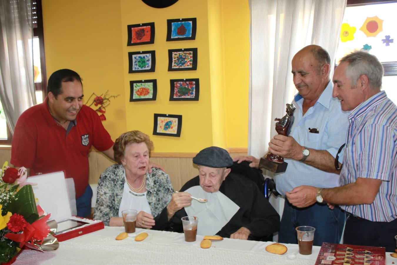 Baltanás rinde un homenaje a Luis Iglesias al cumplir cien años