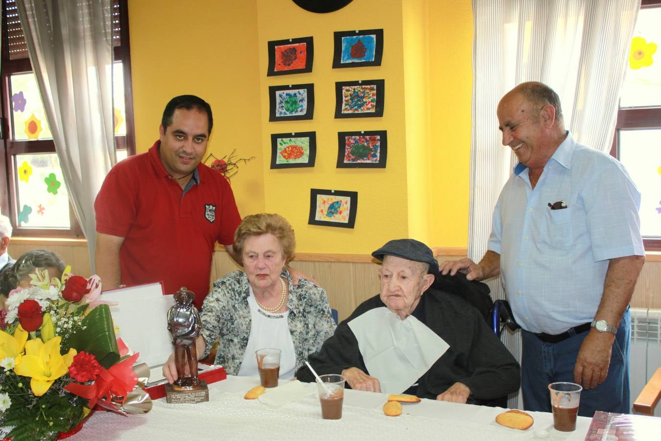 Baltanás rinde un homenaje a Luis Iglesias al cumplir cien años